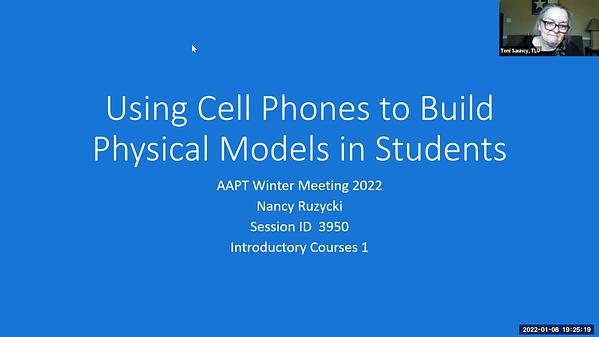 Using Cell Phones to Develop Core Physics Models in Students