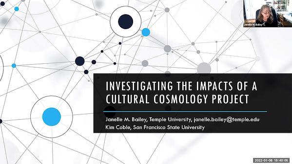Investigating the Impacts of a Cultural Cosmology Project