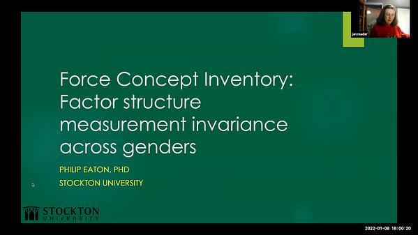 Force Concept Inventory: Factor structure measurement invariance across genders