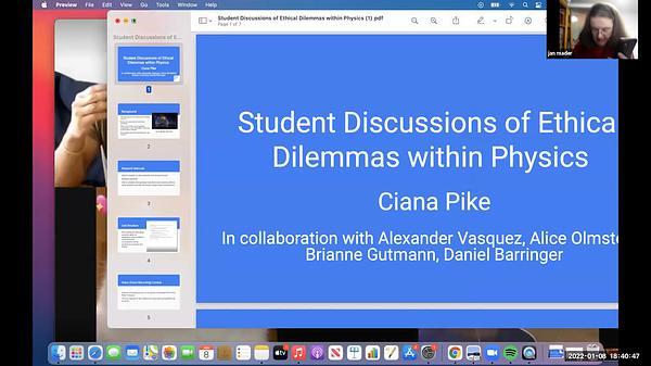 Analyzing Students’ Discussions about Ethical Dilemmas in Physics