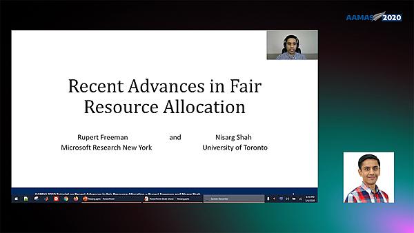 Recent Advances in Fair Resource Allocation Tutorial Part 1