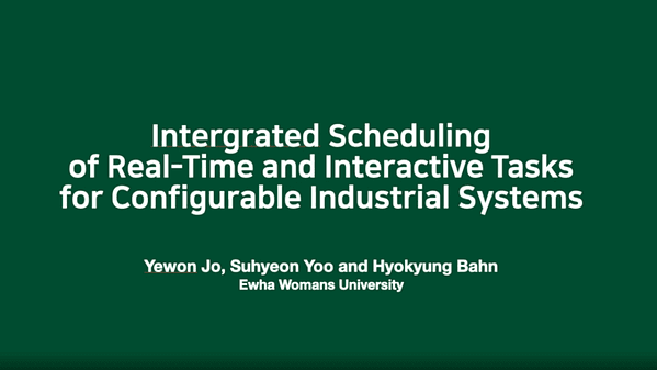 Integrated Scheduling of Real-time and Interactive Tasks for Configurable Industrial Systems
