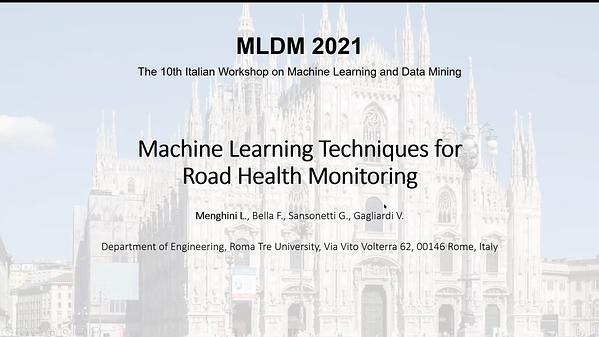 Machine Learning Techniques for Road Health Monitoring