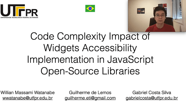Code Complexity Impact of Widgets Accessibility Implementation in JavaScript Open-Source Libraries