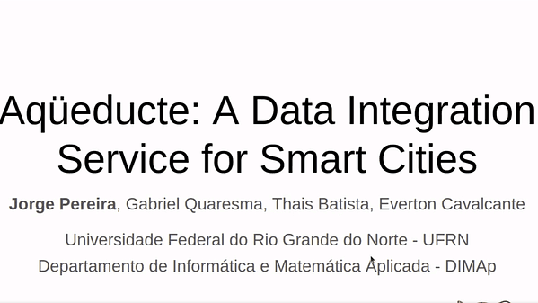 Aquedücte: A Data Integration Service for Smart Cities
