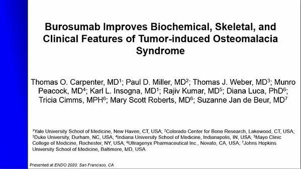 Burosumab Improves Biochemical, Skeletal, and Clinical Features of Tumor-Induced Osteomalacia Syndrome
