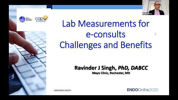 New Use of Home Lab Measurements for e-consults