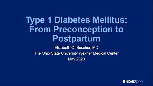 Type 1 Diabetes Mellitus From Preconception to Postpartum