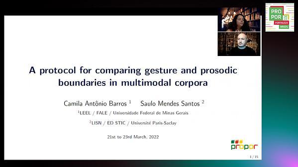 A protocol for comparing gesture and prosodic boundaries in multimodal corpora