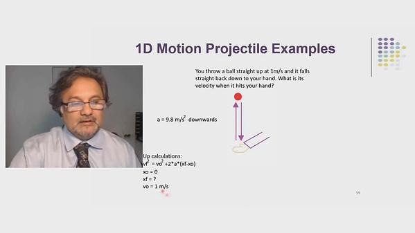 Kinematics Segment 6: Projectile Motion