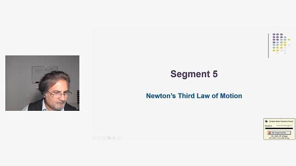Newton's Laws Segment 5: Newton's Third Law of Motion