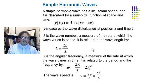 Mechanical Wave Motion Segment 1: Properties of Wave Motion and Equation of Mot