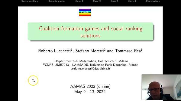 Coalition Formation Games and Social Ranking Solutions