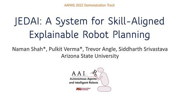 JEDAI: A System for Skill-Aligned Explainable Robot Planning