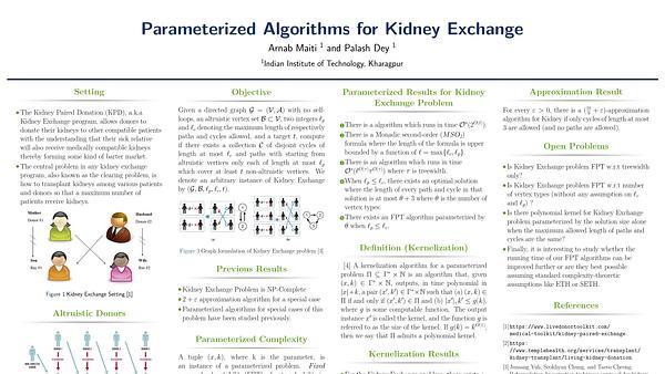 Parameterized Algorithms for Kidney Exchange