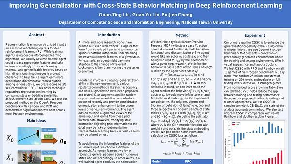 Improving Generalization with Cross-State Behavior Matching in Deep Reinforcement Learning