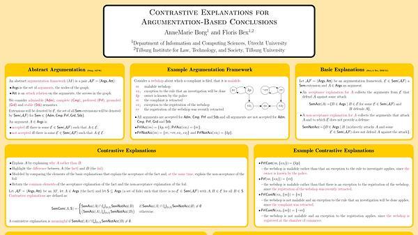 Contrastive Explanations for Argumentation-Based Conclusions