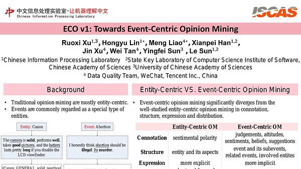 ECO v1: Towards Event-Centric Opinion Mining