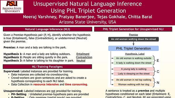 Unsupervised Natural Language Inference Using PHL Triplet Generation