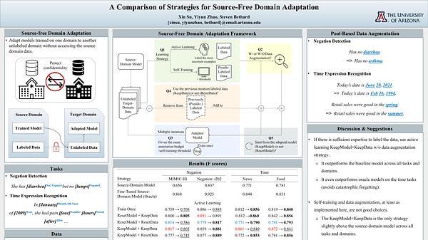 A Comparison of Strategies for Source-Free Domain Adaptation