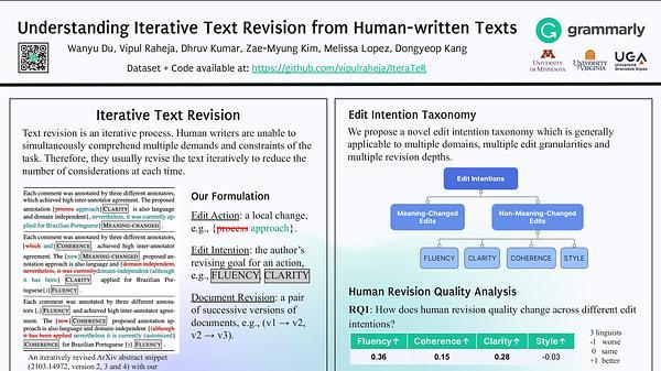 Understanding Iterative Revision from Human-Written Text