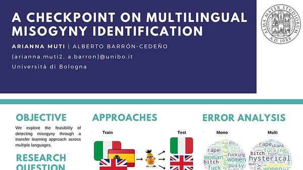  A Checkpoint on Multilingual Misogyny Identification