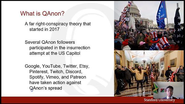 No Calm in The Storm: Investigating QAnon Website Relationships