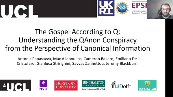 The Gospel According to Q: Understanding the QAnon Conspiracy from the Perspective of Canonical Information