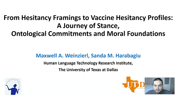 From Hesitancy Framings to Vaccine Hesitancy Profiles: A Journey of Stance, Ontological Commitments and Moral Foundations