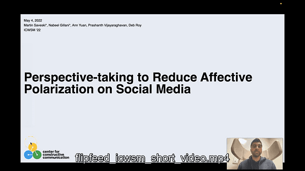 Perspective-taking to Reduce Affective Polarization on Social Media