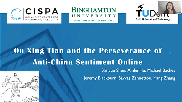 On Xing Tian and the Perseverance of Anti-China Sentiment Online