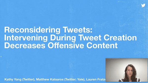 Reconsidering Tweets: Intervening During Tweet Creation Decreases Offensive Content