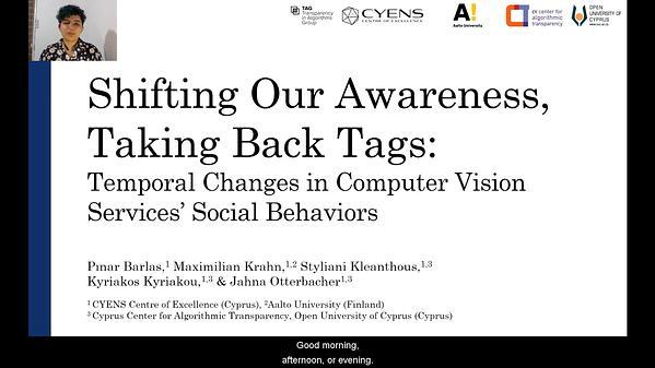 Shifting our Awareness, Taking Back Tags: Temporal Changes in Computer Vision Services' Social Behaviors