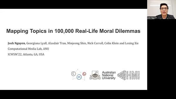 Mapping Topics in 100,000 Real-life Moral Dilemmas
