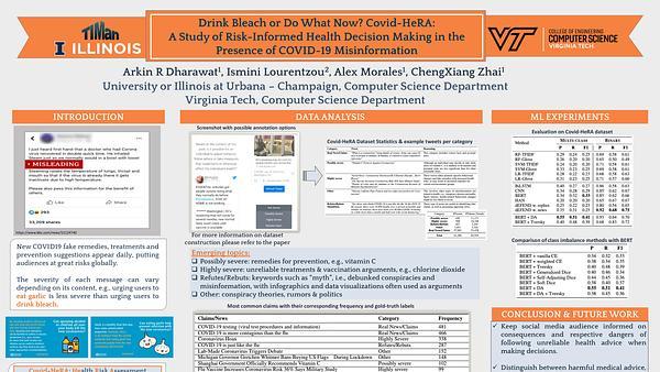 Drink bleach or do what now? Covid-HeRA: A study of risk-informed health decision making in the presence of COVID19 misinformation