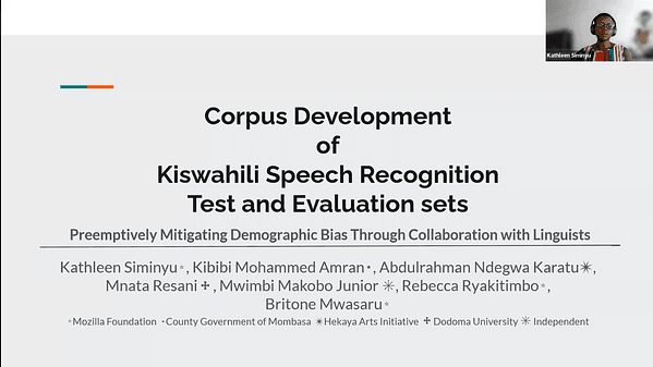 Corpus Development of Kiswahili Speech Recognition Test and Evaluation sets, Preemptively Mitigating Demographic Bias Through Collaboration with Linguists