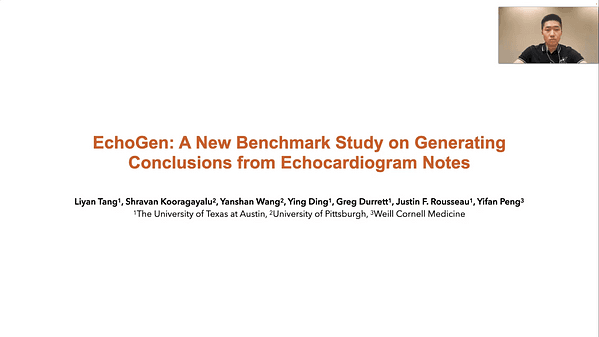 EchoGen: Generating Conclusions from Echocardiogram Notes