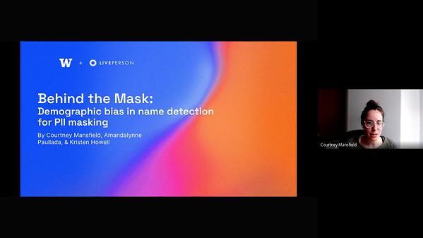 Behind the Mask: Demographic bias in name detection for PII masking