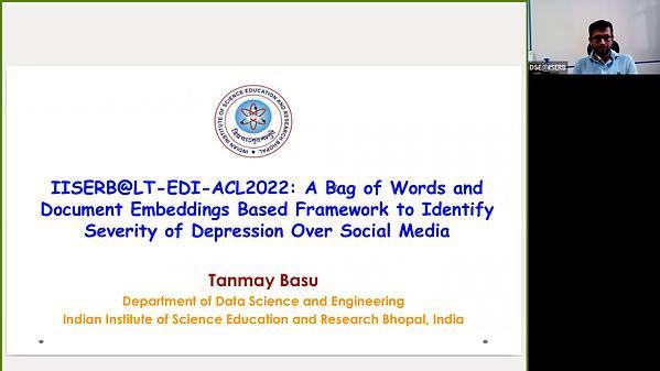 A Bag of Words and Document Embeddings Based Framework to Identify Severity of Depression Over Social Media