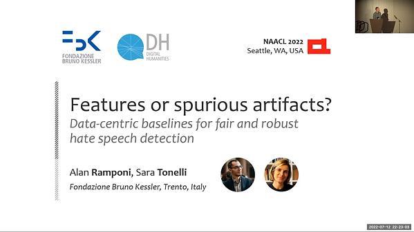 Features or Spurious Artifacts? Data-centric Baselines for Fair and Robust Hate Speech Detection