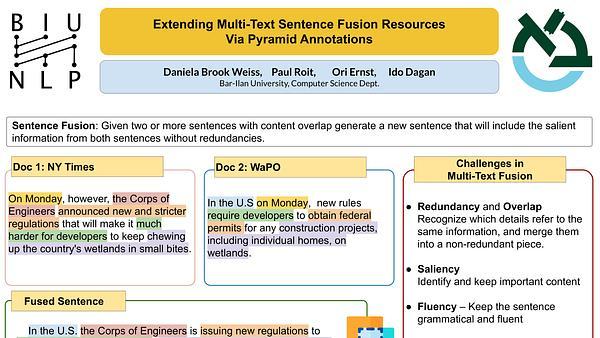 Extending Multi-Text Sentence Fusion Resources via Pyramid Annotations