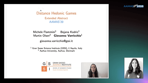 Distance Hedonic Games