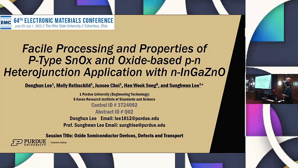 Facile Processing and Properties of P-Type SnOx and Oxide-Based p-n Heterojunction Application with n-InGaZnO