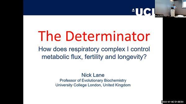The Determinator: How does respiratory complex I control metabolic flux, fertility and longevity?