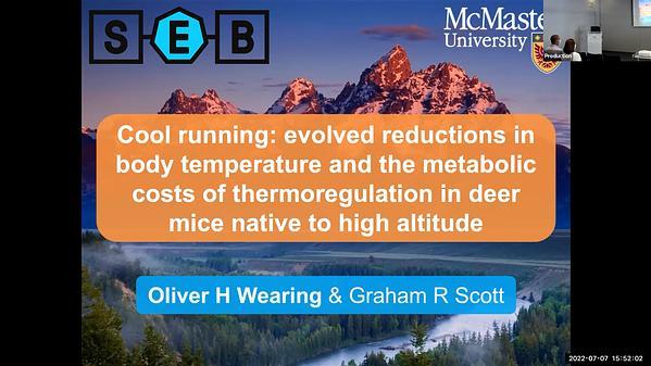 Cool running: evolved reductions in body temperature and the metabolic costs of thermoregulation in deer mice native to high altitude