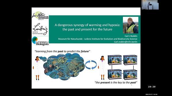 A dangerous synergy of warming and hypoxia: the past and present for the future