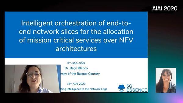 Intelligent orchestration of end-to-end network slices for the allocation of mission critical services over NFV architectures