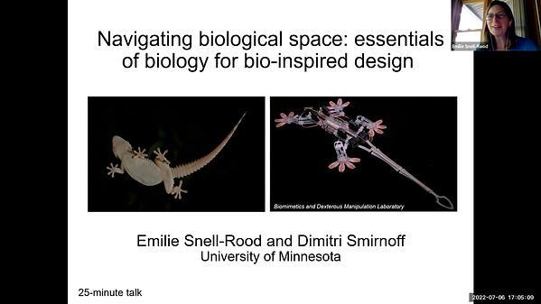Navigating biological space: essentials of biology for bio-inspired design