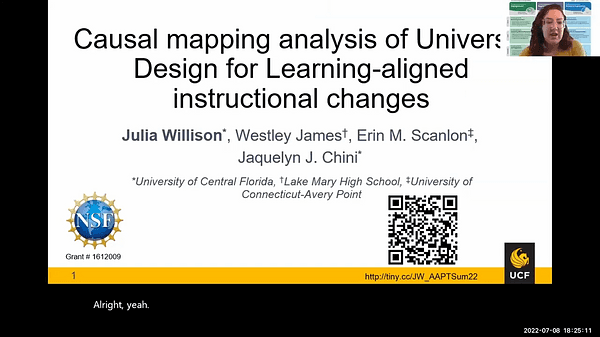 Causal mapping analysis of Universal Design for Learning-aligned instructional changes
