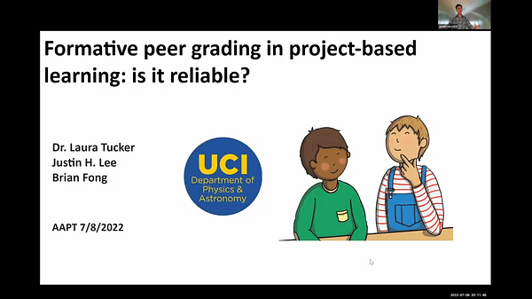 Formative peer grading in project-based learning: is it reliable?